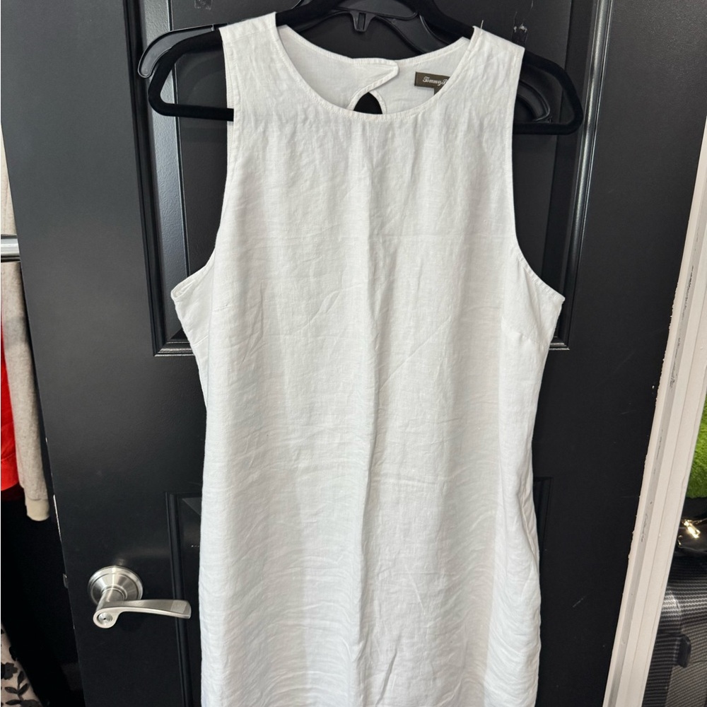 Tommy Bahama White Sleeveless Mini Dress